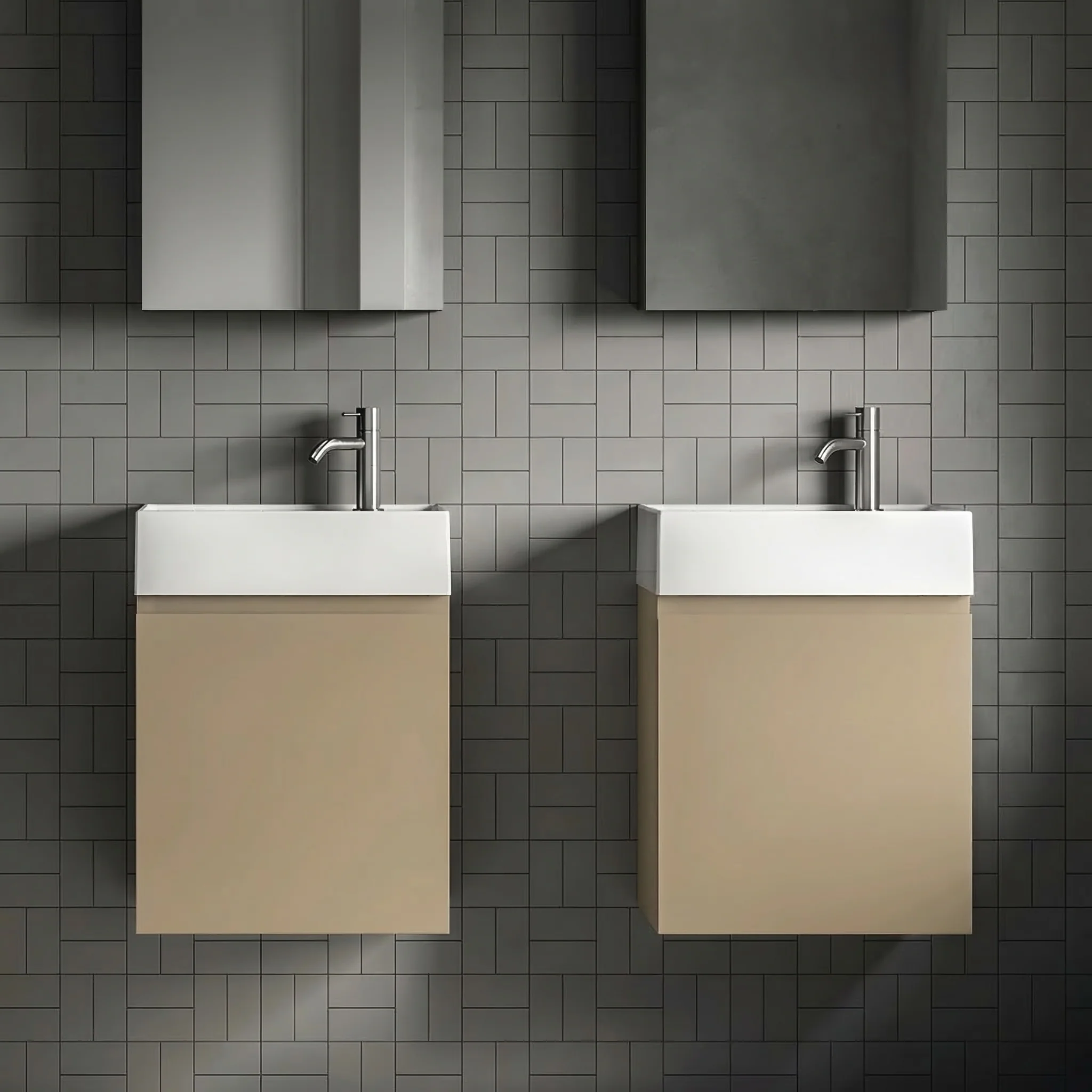 Milano Cappuccino 45 cm Badeværelsespakke – Badmøbel, Spejlskab & Scandtap - Image 8