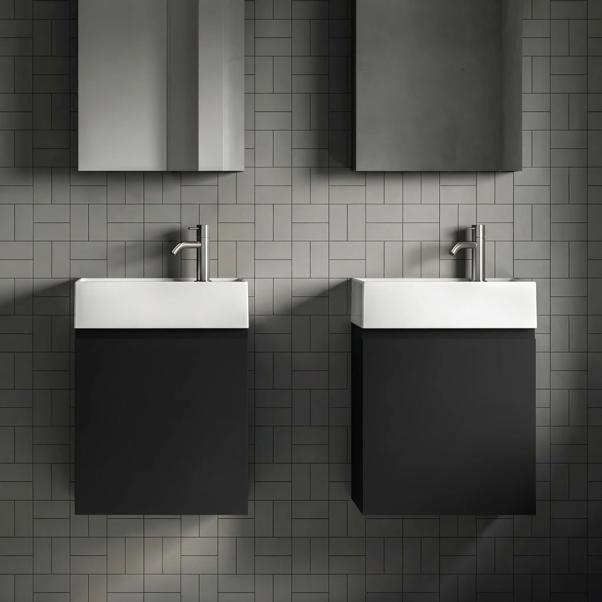 Milano Nero 45 cm Badeværelsespakke – Badmøbel, Spejlskab & Scandtap - Image 24