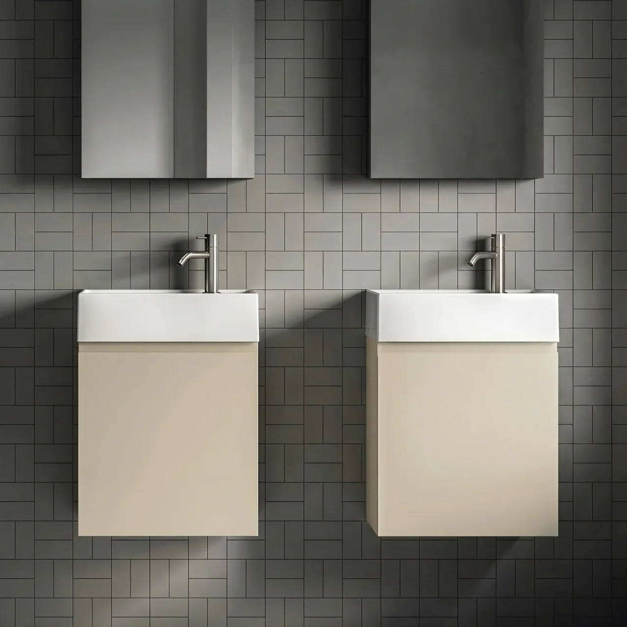 Milano Sahara 45 cm Badeværelsespakke – Badmøbel, Spejlskab & Scandtap - Image 56