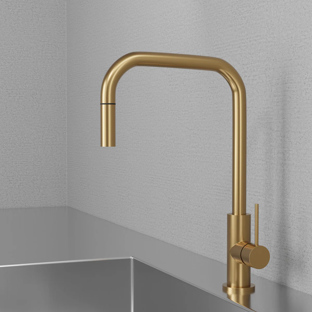 Scandtap Steel Accent Square køkkenarmatur - Image 3