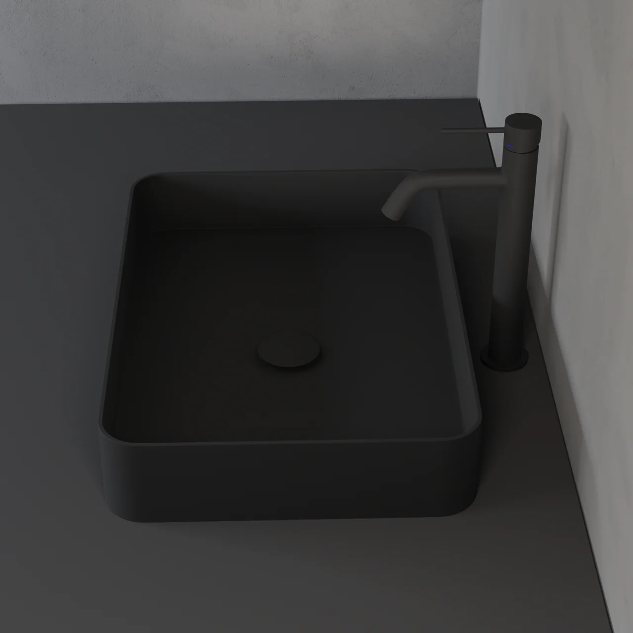 Scandtap Steel Rare S Coal fritstående håndvask - Image 2