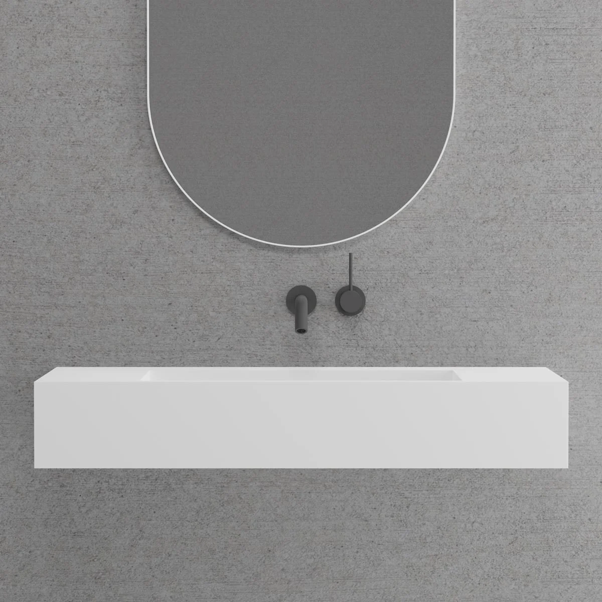 Scandtap SW2 håndvask i Solid Surface