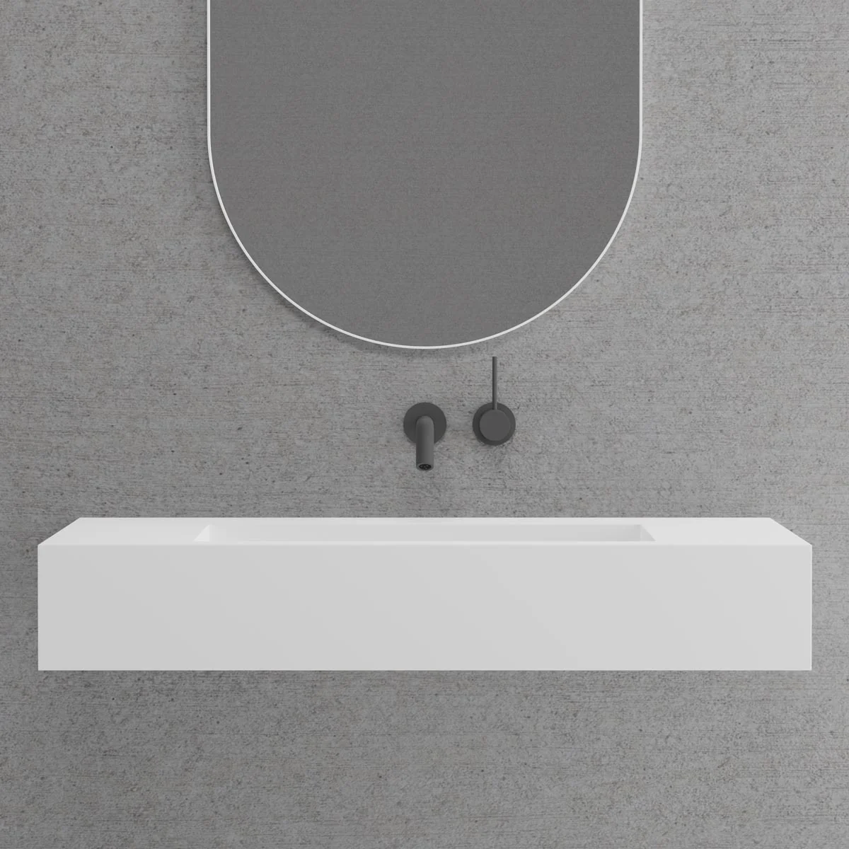 Scandtap SW4 håndvask i Solid Surface