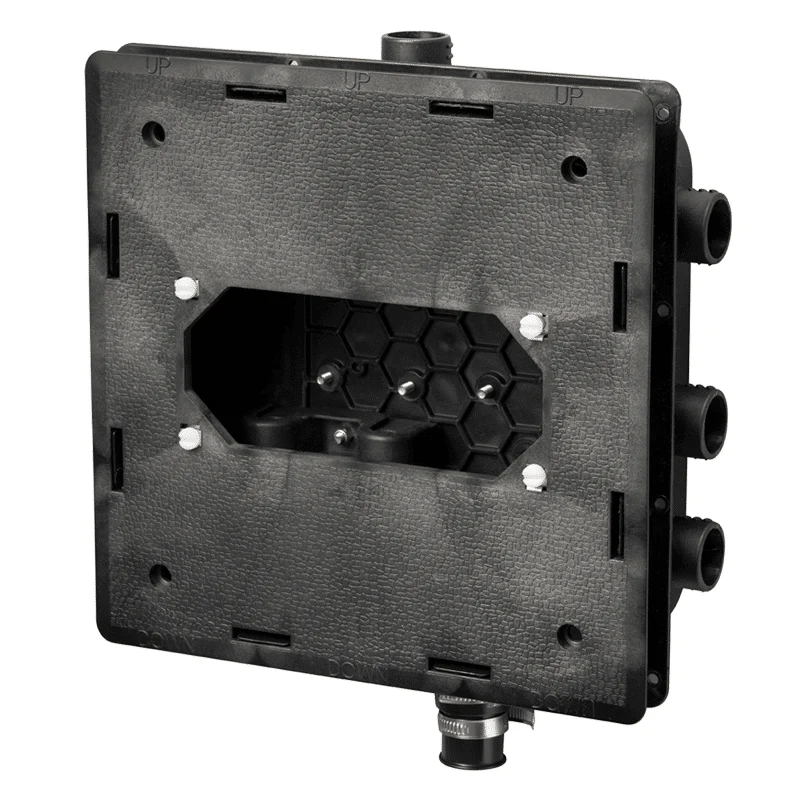 Tapwell bruser- og badekararmatur til indbygning BOX026, Chrome - Inkl. indbygningsboks - Image 5