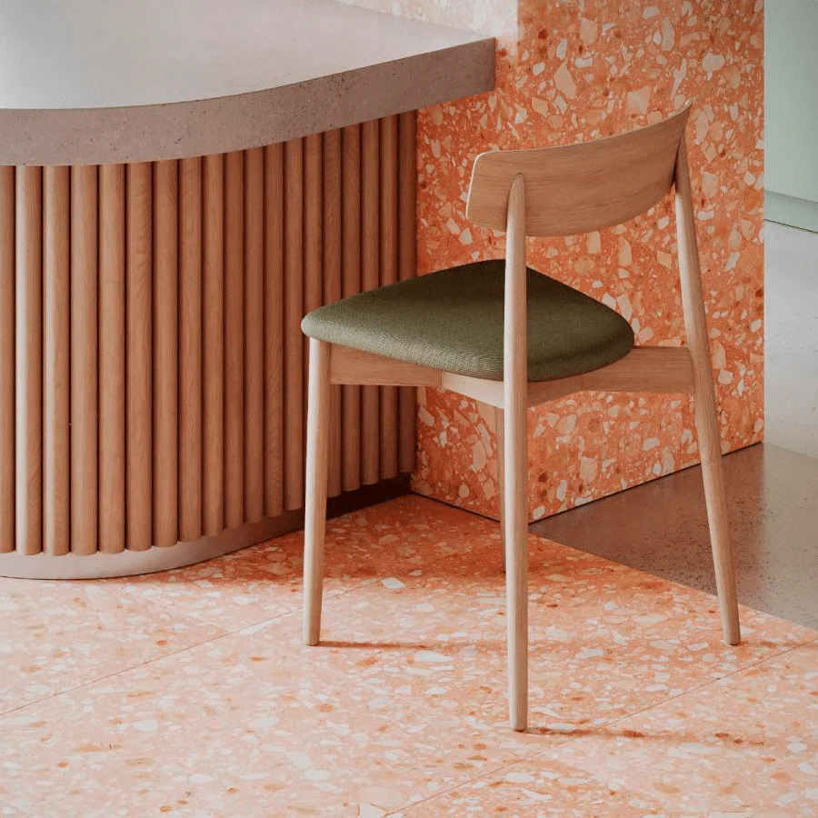 Terrazzo Classico 1.A med lyserødt mix Sokkelkant - Image 3